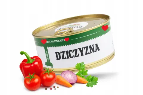 Puszka dziczyzny z warzywami. Zastanawiasz się, ile kosztuje kilogram mięsa z dzika?